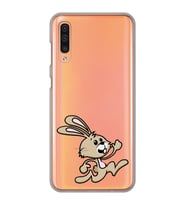 Samsung Galaxy A70 Uyumlu Tavşan Tasarımlı Şeffaf Telefon Kılıfı