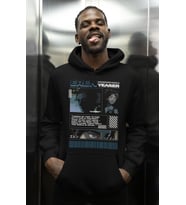 Özel Tasarım Eren Yeager Baskılı Unisex Oversize Attack On Titan Anime Karakter Hoodie