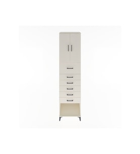 Hyperion Dolap 2 Raflı 6 Çekmeceli 2 Kapaklı 60x44x243 Aytaşı-Aytaşı