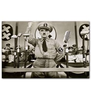 Cakatablo Büyük Diktatör Filminde Charlie Chaplin MDF Tablo