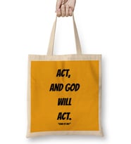 Joan Of Arc Quotes Gifts - Vintage Retro Rainbow Style Bez Çanta Uzun Saplı