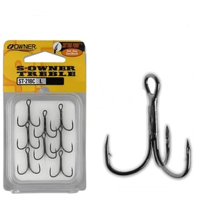 Owner S-Owner Treble 5621 ST-21BC Black Chrome Çarpma Olta İğnesi BLACK-NO:4