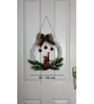 Kedili Kapı Süsü Yılbaşı (30 cm)