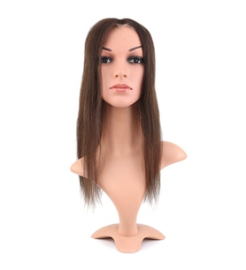 Ön Kısmı Ekstra Tül Koyu Kestane Baby Taban Tepelik - 13x14cm