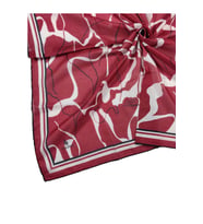 Mısırlı Eşarpları Soft Pamuk Eşarp (Bordo-Siyah)