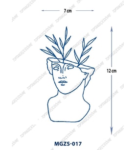 MGZS-017 YARI KALICI YUNAN TANRICASI SAKSI DESEN DÖVME-TATTO