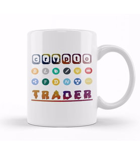 Crypto Trader Bitcoin & Cryptocurrency Blockchain Kupa Bardak Porselen