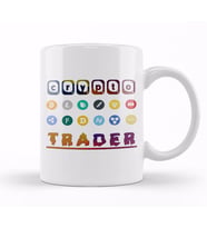Crypto Trader Bitcoin & Cryptocurrency Blockchain Kupa Bardak Porselen