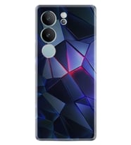 Vivo V29 Kılıf Desenli Silikon Platinium Üçgenler 2 1872