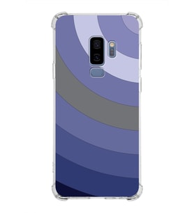Samsung Galaxy S9 Plus  Köşe Korumalı Antişok Kapak Renk Cümbüşü Tasarımlı  Silikon Kılıf (Şeffaf)