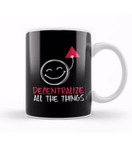 Decentralize All The Things Blockchain Technology Kupa Bardak Porselen