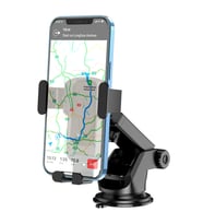 Araç içi teleskopik telefon tutucu, orta konsol veya ön cam için, 4,5-7 inç In-car Phone Holder
