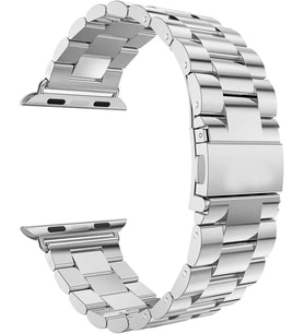Apple Watch Series 11 42mm Metal Stainless Steel için Kordon Gümüş [Watch Series 11 42mm ile Uyumlu Kordon - Gümüş]