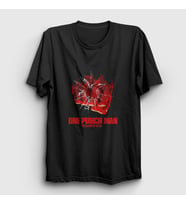 Presmono Unisex Siyah Hit Anime One Punch Man T-Shirt 240530tt