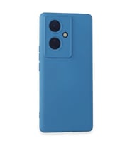Vivo V29 Lite Kılıf Nano içi Kadife Silikon - Mavi