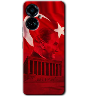 Tecno Camon 19 Pro Kılıf HD Desen Baskılı Kılıf - Anıtkabir Atatürk