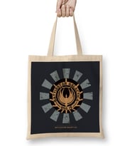 Battlestar Galactica Retro Japanese Bez Çanta Uzun Saplı