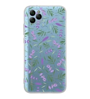 PrintiFy General Mobile  GM 21 ile Uyumlu 1mm Slim Fit Water Color 3 Baskılı Şeffaf  Kılıf