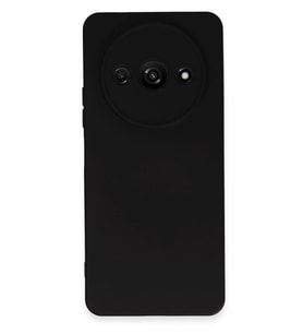 Redmi A3 4G Kılıf Nano içi Kadife Silikon - Siyah