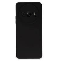 Redmi A3 4G Kılıf Nano içi Kadife Silikon - Siyah