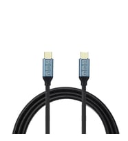 ScHitec 5A 100W 20Gps 4K 60Hz Type-C To Type-C 4.0 Gen2 Hızlı Data ve Şarj Kablosu Örgülü 2Metre Siyah