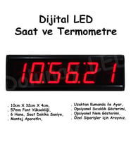 Dijital LED Saat 57mm