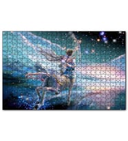 Cakapuzzle Perisi ve Yay Burcu Görseli Puzzle Yapboz MDF (Ahşap) (120 Parça)