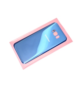 Tkgz Samsung Galaxy S8 PLUS Arka Pil Batarya Kapağı (CAM) MAVİ