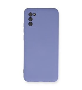 Samsung Galaxy A03s Kılıf Nano İçi Kadife Silikon - Lila