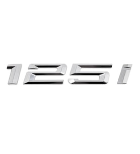 BMW 125i UYUMLU  BAGAJ YAZISI E87 F20 51147166207