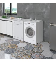 Kenzlife çamaşır&kurutma&bulaşık makinesi dolabı naumkare byz 90*140*60 kapaksız arkalıksız (Karışık)