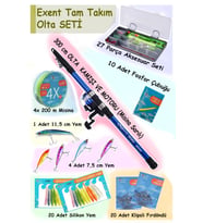 Profesyonel Olta Takımı, 300 cm Kamış ve Aksesuarlarıyla Komple Set