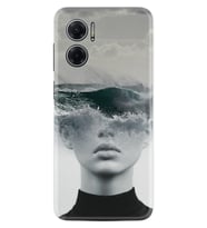 Xiaomi Redmi Note 11E Kılıf Resimli Desenli Baskılı Silikon Mistic Woman 1361