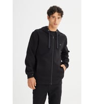 Erkek Pike Interlock Full Zip Sweatshirt Black (STD)