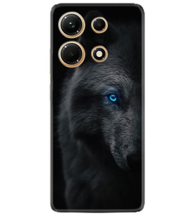 Infınix Note 30 Kılıf Resimli Desenli Silikon Platinium Series Dark Wolfs 1834