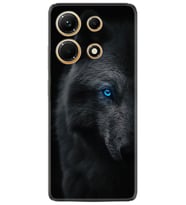 Infınix Note 30 Kılıf Resimli Desenli Silikon Platinium Series Dark Wolfs 1834