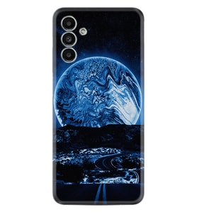 Samsung A23 A31 A32 A50 A51 A52 A53 A70 Kılıf Desenli Silikon Mavi Gece 1605