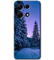 İnfinix Note 30 Pro Kılıf HD Desen Baskılı Kılıf - Kış Manzarası
