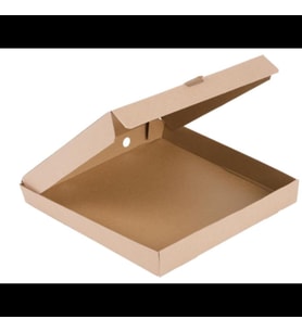 Ambalaj Markt Pizza Kutusu 28x28x3,5 Cm Esmer 100 Adet