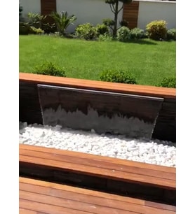 AISI 304 Kalite Paslanmaz Duvar Su Perdesi (150 cm )