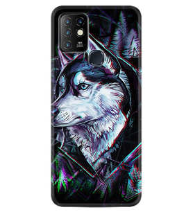 INFINIX Hot 8 9 10 11S Hot 10 Play 10T Kılıf Desemli Silikon Dog Eyes 1761