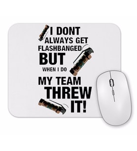 Counter Strike Flashbang Mouse Pad