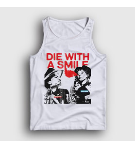 Presmono Unisex Beyaz Die With A Smile Bruno Mars Lady Gaga Atlet 531821tt