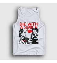Presmono Unisex Beyaz Die With A Smile Bruno Mars Lady Gaga Atlet 531821tt