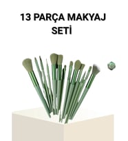 13’Lü Profesyonel Makyaj Fırça Seti – Yumuşak Sentetik Kıllı, Tüm Cilt Tiplerine Uygun