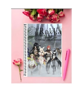 Rokka No Yuusha Anime Defter 1 Adet Özel Tasarım A4 Boyutu 21*29 Cm Telli Kareli Defter