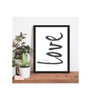 Kanvas Tablo Love Temalı Çerçeve Görünümlü Koridor Salon Mutfak Tasarımlı Mdf Tablo 20 X 30 ARMDF1002505