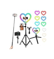 10 inç LED Ring Light, Tripod ve Makyaj Işığı, Youtuber ve Selfie Aksesuarı