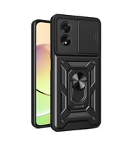 Oppo A38 Kılıf Magnetik Standlı Kamera Korumalı Zore Sürgülü Vega Kapak