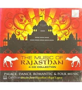 (Plak Değildir CD dir) The Music Of Rajasthan 4 CDlik Box Set Açılmamış Jelatininde CD (Karışık)